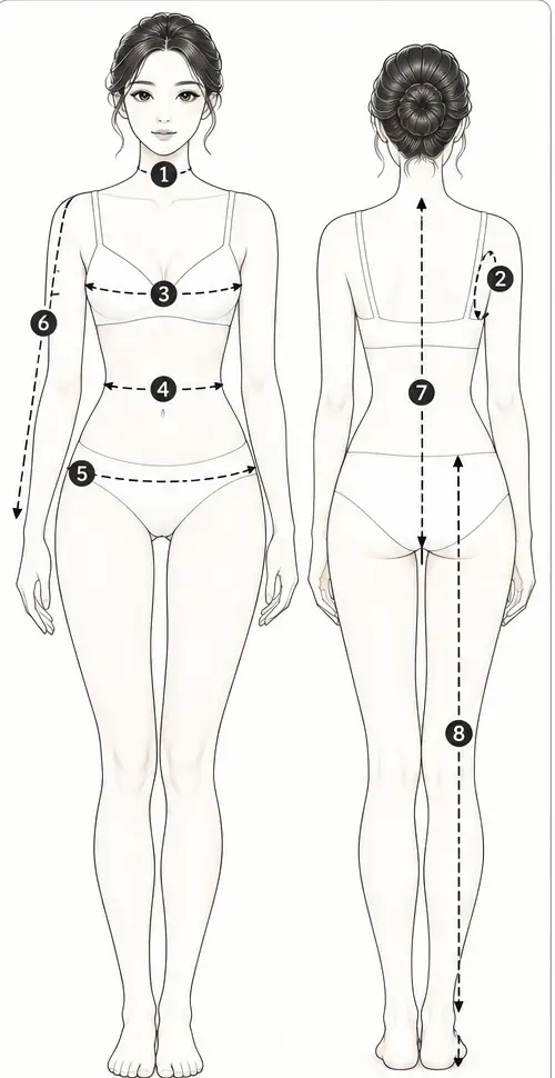 Where to measure the neck