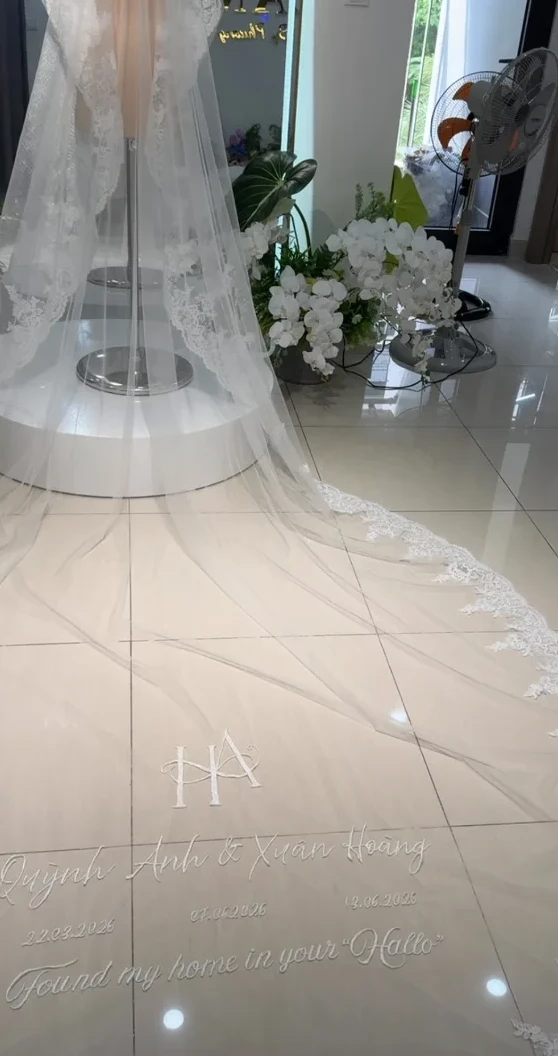 Video ngắn LAM’S Bridal — A bespoke bridal veil, designed exclusively for you. #veilcuoi,#mayvay