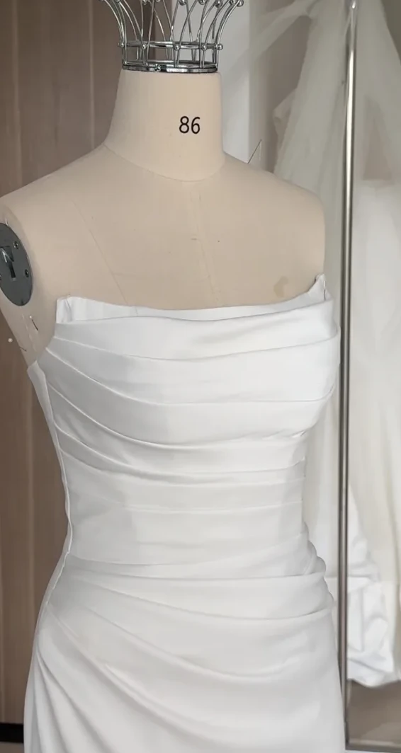 Video ngắn LAM’S Bridal — Váy cưới satin siêu sang, chất liệu satin hai da mềm mịn, đọ