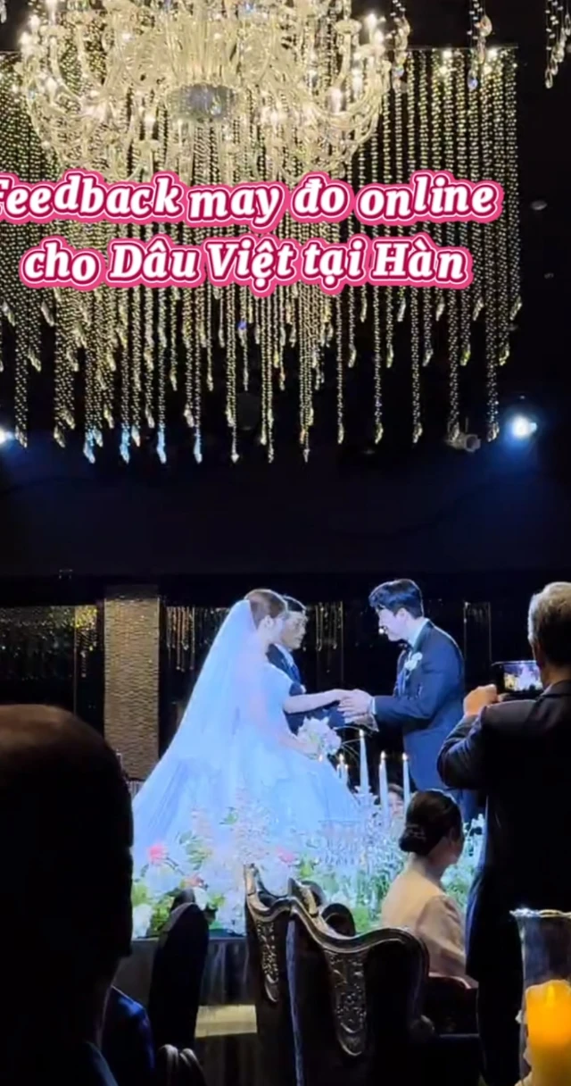 Video ngắn LAM’S Bridal — feedback váy cưới công chúa ren gân Pháp may đo online cho Dâu ở Hàn